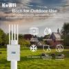 KuWFi WiFi 6 Wireless AP Router WiFi Extender Signal Booster Outdoor Indoor Long Range 360-degree omnidirectional Access Point WiFi Dual Band 1800Mbps Supports AP/Gateway/Repeater view 2
