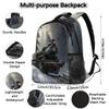 18 In Backpack for Men Women, Winter Forest Old Steam Train Large Capacity Backpack Hiking Travel Laptop Back Pack Casual Daypack view 2