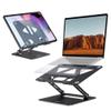Aoviho Adjustable Laptop Stand Bundle with Tablet Stand for Desk (Black) view 1