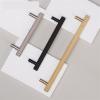 YEAHSO Furniture Handles Knurled Gold Black Modern Wardrobe Cabinet Dresser Satin Cupboard Drawer Pulls Knobs 1Pcs (Color : Gold) view 4