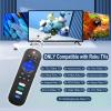 2 Pack  Replacement Remote Control for Roku TV, Compatible for TCL/Hisense Roku/Onn Roku/Sharp Roku/Element Roku/Westinghouse Roku/Philips Roku/Insignia Roku Smart TVs (Not for Roku Stick and Box) view 2