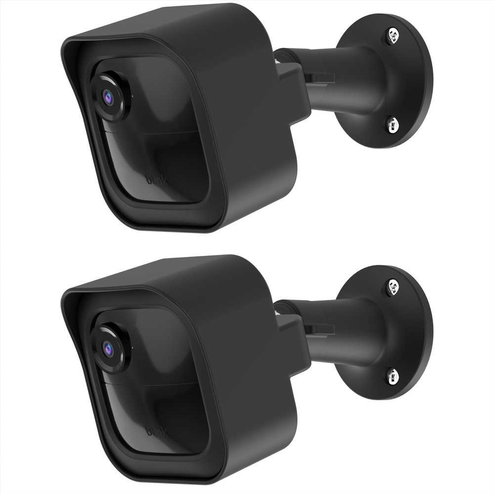 Aokicase For Blink Outdoor/Blink Indoor/Blink Outdoor 4 Camera Mount, Wall Plate for Blink Outdoor 4, Angled Wedge Mounting Accessories (Black, 2 Pack)