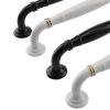 YEAHSO 1Pcs Black Cabinet Handles Solid Aluminum Alloy Kitchen Cupboard Pulls Drawer Knobs Furniture Handle Hardware (Color : AB21-4) view 1