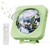 MICOCIOUS Portable CD Player with Bluetooth Desktop CD Player for Home CD Music Players with Remote Control,Timer,Built-in Dual Speakers with LED Display Home Audio Boombox FM Radio (Green) view 1