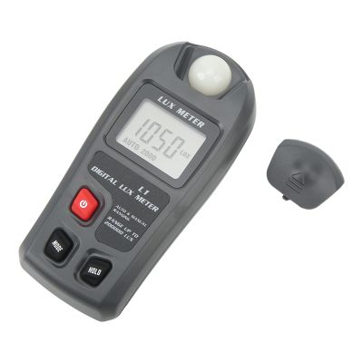 Digital Light Meter Illuminance Tester Luxmeter Illuminometer Auto Shutdown LCD Display Illuminance Meter Handheld Ambient Temperature Measurer