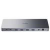 Cudy USB 3.2 Gen 2 Dual 4K 60Hz Display Docking Station, Up to 2 Monitor Display, 10Gbps USB C, 2 HDMI & Display Ports, 1000Mbps RJ45 Port, 100 Watts PD, 150 Watts PSU, DisplayLink, CS700 view 1