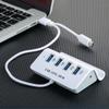 Multifunctional 4-Port USB 3.0 Hubs with Tablet Stand Holder Type-C USB Hub Power Supply Adpter Splitter for PC Laptop Computer view 2