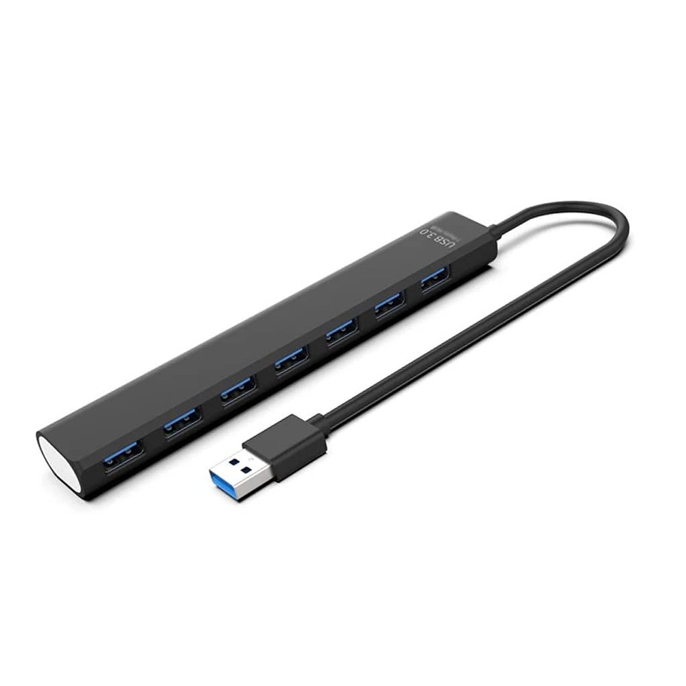 USB 3.0 7-Port USB Hub High Speed 5Gbps 3.0 Hub Splitter USB-Hub for Laptop and Desktop