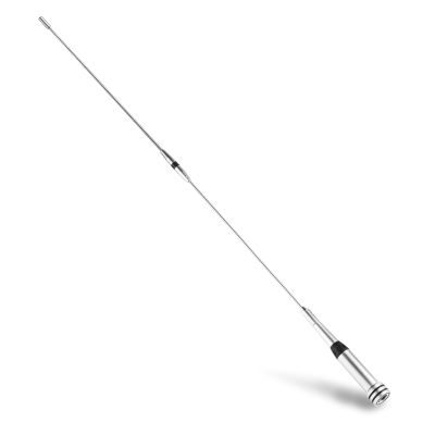Radioddity UV-711 Whip Antenna 31inch UHF/VHF Dual Band 144/430Mhz High Gain Stainless Steel Mobile Antenna PL-259 (UHF-Male) Connector for Ham Mobile Radio Transceiver