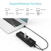 USB HUB 10 Port ABS USB2.0 HUB with 12V Power Adapter High Speed USB Splitter for PC Computer Accessories 1M Data Cable view 4