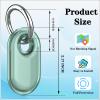 4 Pack Waterproof Compatible with Samsung Galaxy SmartTag2 Holder, TPU GPS Tracker Protective Case for Samsung Tag 2 with Keychain, Anti-Scratch Smart Tag 2 Case (White Pink Green Purple) view 2