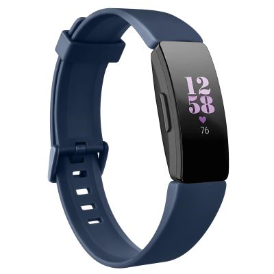 Tobfit Soft TPU Bands Compatible with Fitbit Inspire HR/Fitbit Inspire/Fitbit Ace 2 Bands, Sports Accessories Waterproof Wristbands Women Men, Abyss Blue, Small
