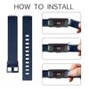 Tobfit Soft TPU Bands Compatible with Fitbit Inspire HR/Fitbit Inspire/Fitbit Ace 2 Bands, Sports Accessories Waterproof Wristbands Women Men, Abyss Blue, Small view 3