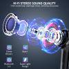 Asyin Wireless Earbuds, Bluetooth 5.3 Headphones HiFi Stereo with ENC Noise Reduction Mic, IPX7 Waterproof Bluetooth in-Ear Earphones with LED Charging Display Case, for Smart Phone Laptop Sports view 3