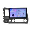 for Honda Civic 2006-2011 Android 12 Car Stereo with Wireless Carplay/Android Auto WiFi 2+32G 4 Core GPS Navigation Radio Player 10.1'' HD Touch Screen Audio Backup Camera Multimedia Head Unit view 1