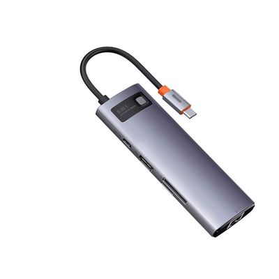 8 in 1 Type C HUB USB C HUB SD Reader PD 100W Charger USB 3.0 HUB Dock Station Splitter