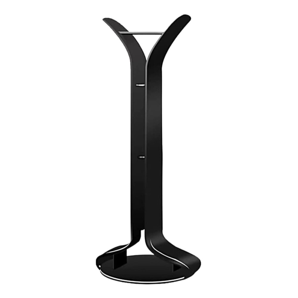 Headphone Stand Headset Stand Practical Over-Ear Headset Desk Bracket Headphone Display Stand Vertical Solid Placement Headphone Stand for Desk (Color : Black)