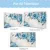 GSGC TV Cover TV Dustproof Cover Indoor 32-80 Inches TV Screen Protectors Soft Universal Flat Display Protector LED LCD Monitor Computer Painting Print Fabric Protector Cover Living Room Decorations view 4