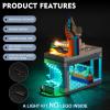 BrickBling LED Light Kit Compatible with Lego Ice-Cream Shop Building Set, Creative Light Compatible with Lego 60363-No Model Included view 4