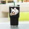 100 PCS French Bulldog Stickers Pack  Waterproof Dog Decals for Water Bottles, Laptops, Phones, Notebook, Cars  Cool Vibrant Graphics for French Bulldog Enthusiast view 3