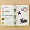 100 PCS French Bulldog Stickers Pack  Waterproof Dog Decals for Water Bottles, Laptops, Phones, Notebook, Cars  Cool Vibrant Graphics for French Bulldog Enthusiast view 4