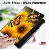 Case for 6.8" Kindle Paperwhite (11th Generation-2021) and Kindle Paperwhite Signature Edition,Slim Lightweight Smart Shell Stand Cover with Auto Wake/Sleep,Butterfly Sunflowers view 4