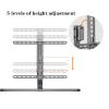 Universal TV Stand LCD TV Universal Base Height-adjustable Desktop Stand 35rotating Desktop TV Mount Base for Most 37-75 Inch Flat Screen TVs, Supports Up to 77lbs Wall mounted TV stand ( Color : Bl view 3