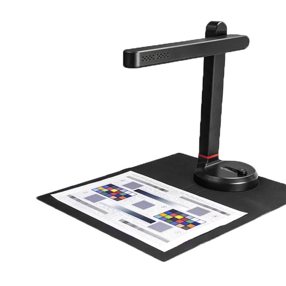 Portable Document Scanner, Multi-Language OCR Recognition, Foldable & Portable, Real-time Projection, Video Recording, Capture Size A3/A4, Only Windows,16mp