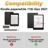 Case for 6.8" Kindle Paperwhite (11th Generation-2021) and Kindle Paperwhite Signature Edition,Slim Lightweight Smart Shell Stand Cover with Auto Wake/Sleep,Deep Sea Corals Dolphin view 2