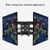 WALDOR Universal TV Stand Full Motion TV Wall Mount Bracket Universal Articulating Arms Swivels Tilts Extension Rotation TV Mount for Most 50"-85" LED LCD Flat Screen TVs Wall Mounted TV Stand view 4