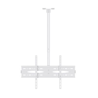 Universal TV Stand White TV Hanger 40"-60"TV Ceiling Mount Tilt RotationBracket Height-adjustable TV Ceiling Mount, Max VESA 600x400mm and Holds Up to 110lbs Wall mounted TV stand ( Size : 2.5 meter )