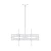 Universal TV Stand White TV Hanger 40"-60"TV Ceiling Mount Tilt RotationBracket Height-adjustable TV Ceiling Mount, Max VESA 600x400mm and Holds Up to 110lbs Wall mounted TV stand ( Size : 2.5 meter ) view 1