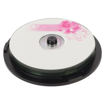 CD R Blank Discs, CD Recordable Media, Recordable Disc for Data and Music 52X Speed, 730MB Capacity, Recordable Music and Data Storage(10PCS)
