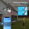 AKAVIG Outdoor 8CH 4MP Solar Power Security Camera System with Color Night Vision, Two Way Audio, Motion Detection, Wireless WiFi Solar Engry Surveillance Camera Kit with 2TB Hard Disk view 4