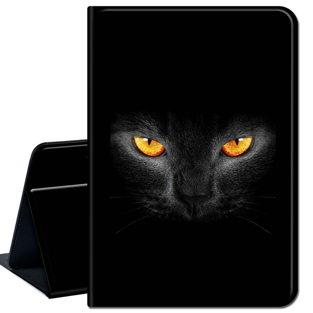 Case for 6.8" Kindle Paperwhite (11th Generation-2021) and Kindle Paperwhite Signature Edition,Slim Lightweight Smart Shell Stand Cover with Auto Wake/Sleep,Black Cat Eyes