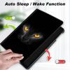 Case for 6.8" Kindle Paperwhite (11th Generation-2021) and Kindle Paperwhite Signature Edition,Slim Lightweight Smart Shell Stand Cover with Auto Wake/Sleep,Black Cat Eyes view 4