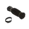 InstallerParts Cable Management Hook and Loop Strap 1/2" Width, Black, 6'', 250pc view 1