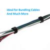 InstallerParts Cable Management Hook and Loop Strap 1/2" Width, Black, 6'', 250pc view 3