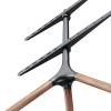 WALDOR Universal TV Stand Floor TV Stand Mount Screen 360Rotating Mobile TV Stand 3 Beech Feet Universal Swivel TV Stand for 43-65inch TVsHold Up to 70lbs Wall Mounted TV Stand (Size : L) view 4