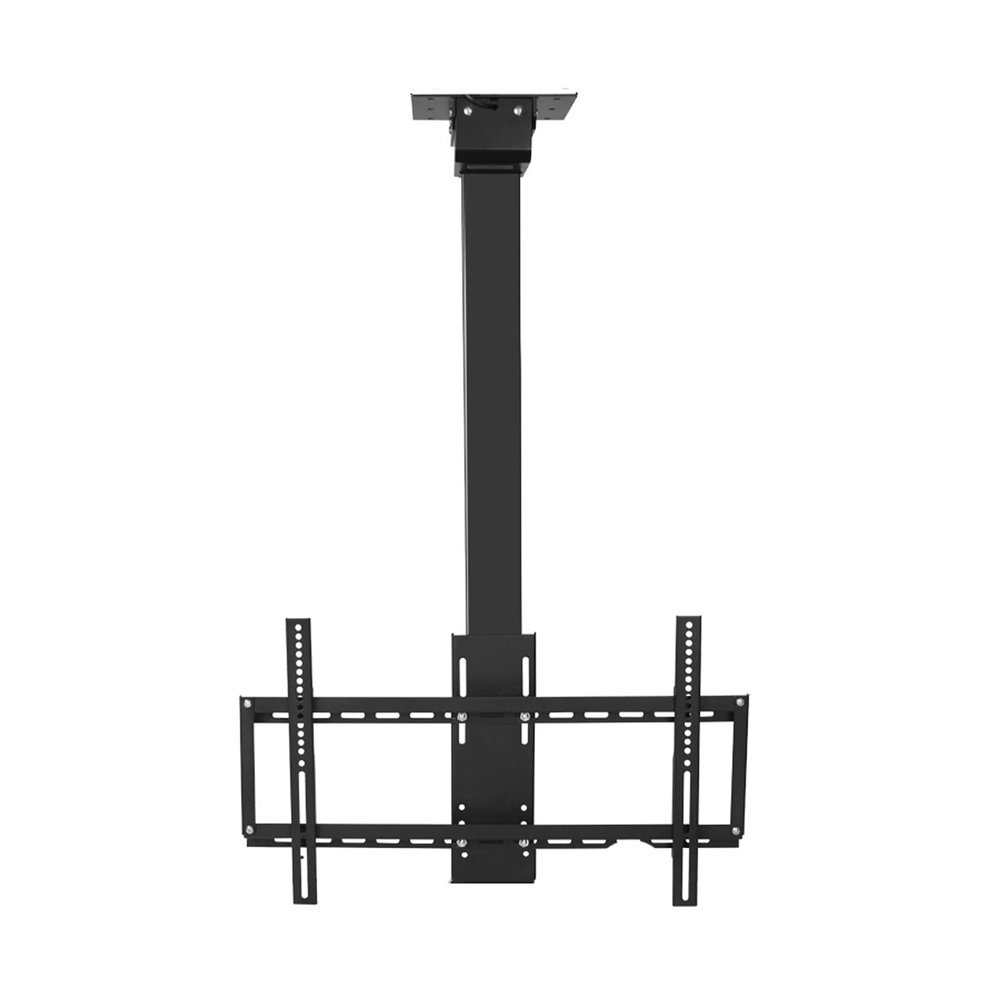 Universal TV Stand Electric Ceiling TV Bracket Intelligent Remote Control Automatic Lifting TV Ceiling Rack Sturdy Steel Adjustable TV Mount for Most 32-70 Inch TVs Wall mounted TV stand ( Color : Bla