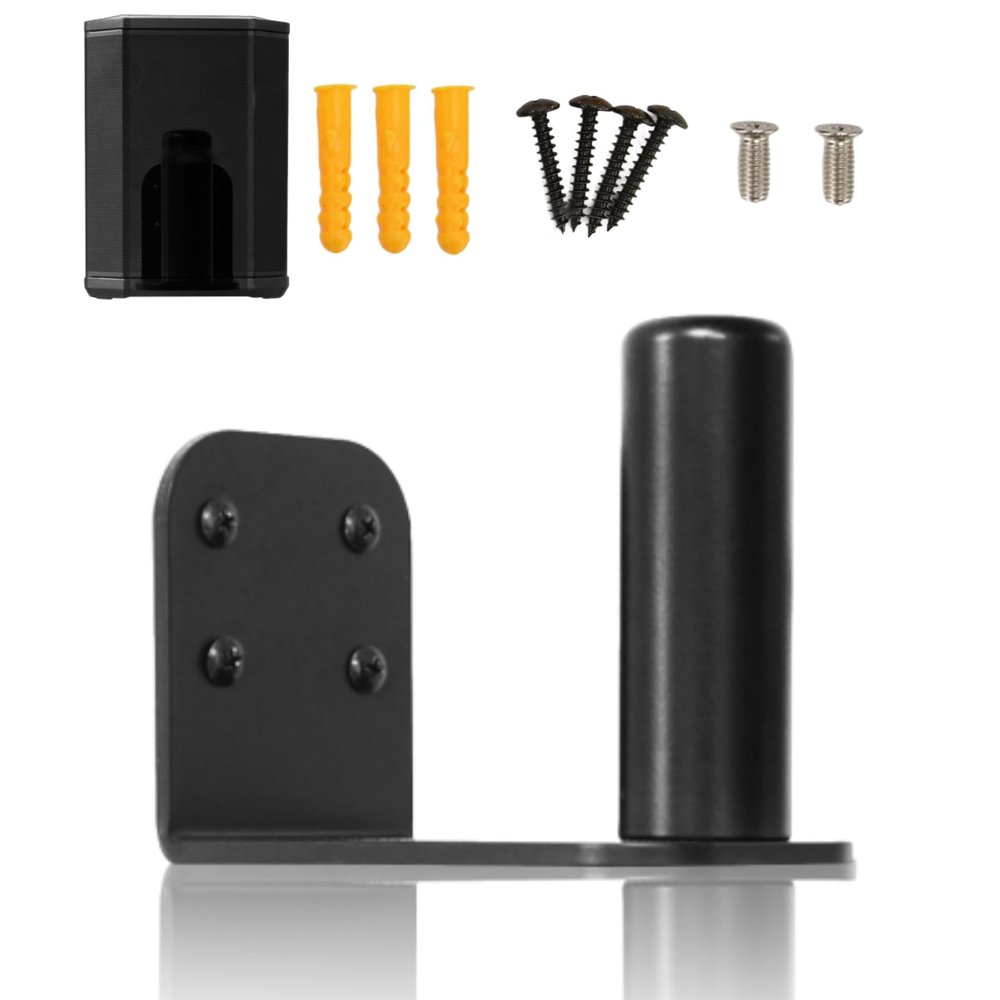 Bluetooth Speaker Wall Mount Bracket for S1 PRO S1 PRO+, Metal Portable Speakers Bracket Hidden Design Easy Installation