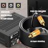 YOTETION Digital Coaxial 60FT Audio Cable,1RCA Male to 1RCA Male Subwoofer Cable RCA Video Cable for Subwoofer, Home Theater, Video/Audio Subwoofer Rear View Parking Camera view 2