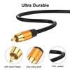 YOTETION Digital Coaxial 60FT Audio Cable,1RCA Male to 1RCA Male Subwoofer Cable RCA Video Cable for Subwoofer, Home Theater, Video/Audio Subwoofer Rear View Parking Camera view 3
