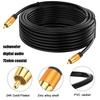 YOTETION Digital Coaxial 60FT Audio Cable,1RCA Male to 1RCA Male Subwoofer Cable RCA Video Cable for Subwoofer, Home Theater, Video/Audio Subwoofer Rear View Parking Camera view 4