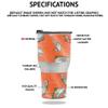 MightySkins Glossy Glitter Skin Compatible with Stanley The Quencher H2.0 FlowState 30 Oz Tumbler - Sunrise Bubbles | Protective, Durable High-Gloss Glitter Finish | Easy to Apply view 2