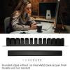 Gavigain 2U Rack Mount Cable Management,Rack Cable Management Sleeves Horizontal Rack Mount Cable Management 12 Slot Cable Management Clips Cable Rack with Panel Cover for Wall Shelf Mount view 3