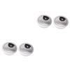 DirectNine Basics 4pcs Desk Cord Management Round Cable Cord Hole Cover Zinc Alloy Grommet Wire Management view 1