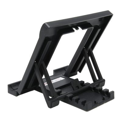 Adjustable Tablet Stand for Desk, Portable Monitor Stand, Tablet Holder Travel, Overhead Bed Phone Stand Angle Height Adjustable Holder, 5 Gears Height Adjustable Prevent Slip Desktop Bracket