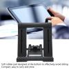 Adjustable Tablet Stand for Desk, Portable Monitor Stand, Tablet Holder Travel, Overhead Bed Phone Stand Angle Height Adjustable Holder, 5 Gears Height Adjustable Prevent Slip Desktop Bracket view 2