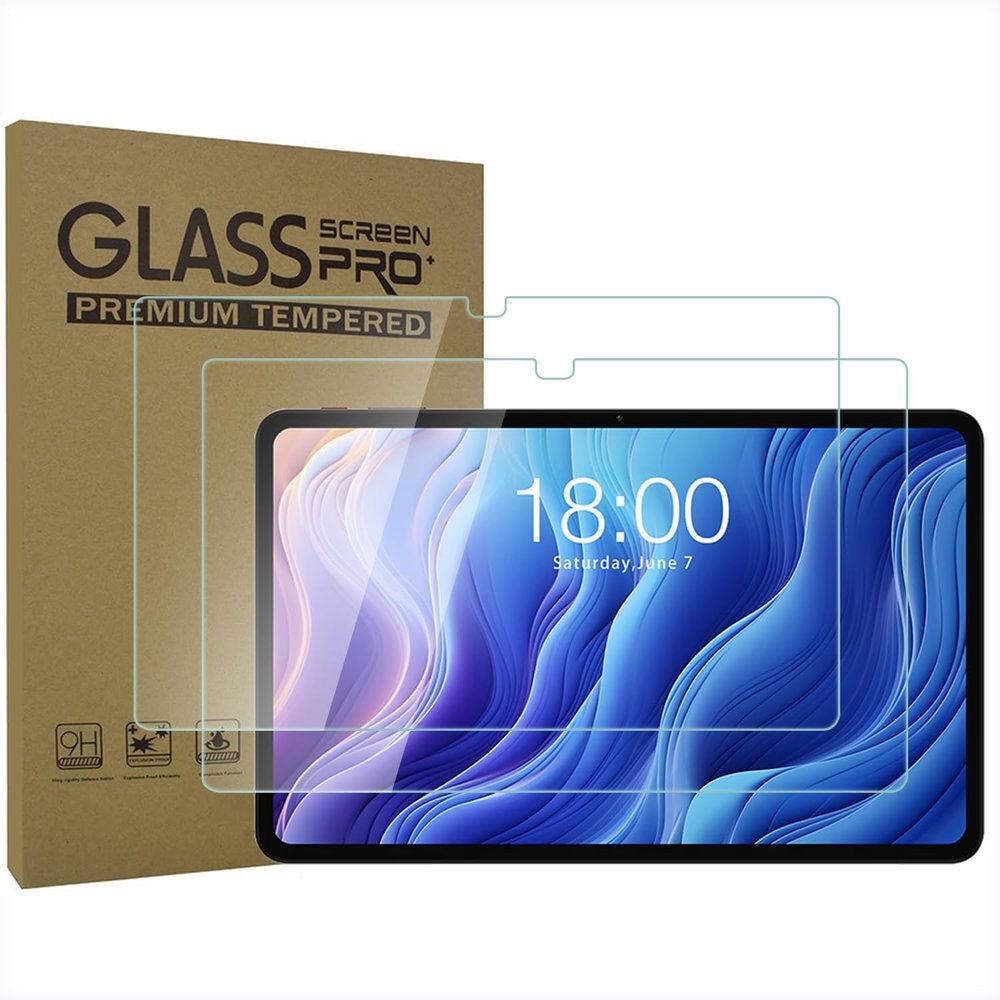 AKNICI 2-Pack Screen Protector for TECLAST T60 Tablet 12 inch, Tempered Glass Film for TECLAST T60 Tablet 12 inch, Ultra Clear Transparency Tempered Glass, Anti-Scratch/9H Hardness
